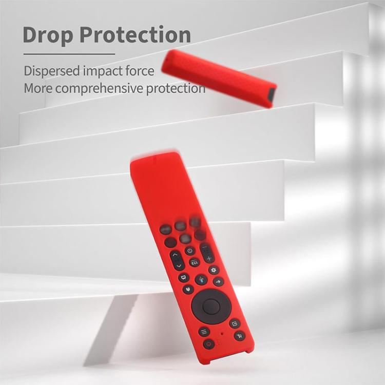 XDcase 2pcs Soft Silicone Protective Case with Mini Strap, For TCL RC923A / RC813A TV Remote