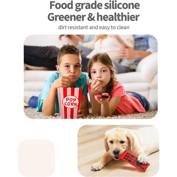XDcase 2pcs Soft Silicone Protective Case with Mini Strap, For TCL RC923A / RC813A TV Remote