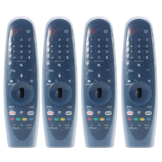XDcase 4pcs Soft Silicone Jelly Protective Case, For LG MR600 / MR650 Magic Remote