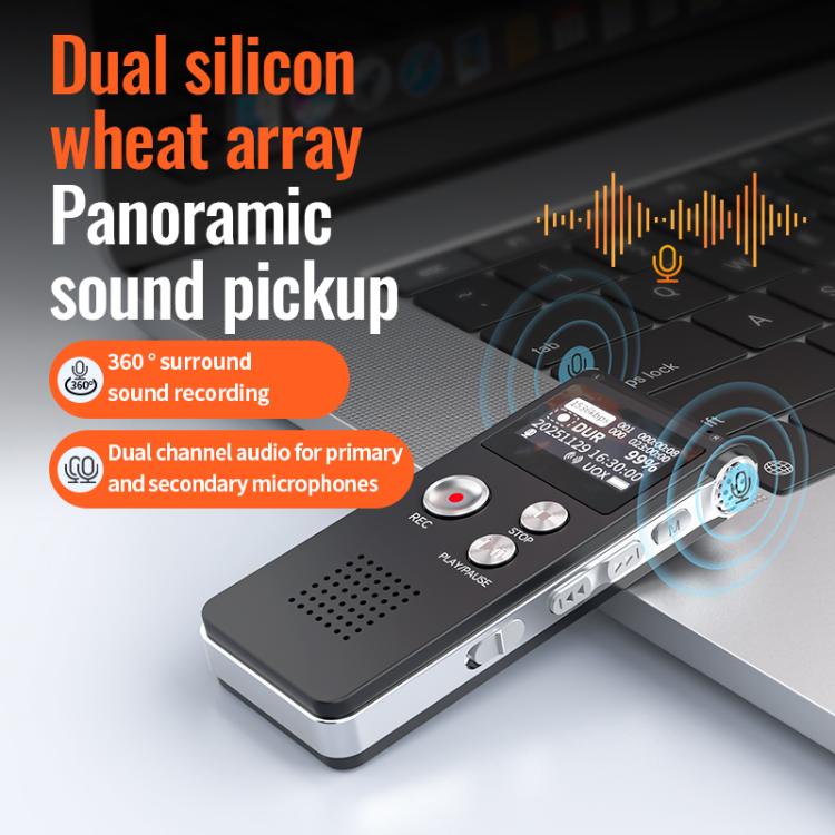 X1 Classic Professional Noise-Canceling Voice Recorder, 8GB, 16GB, 32GB, 64GB, 128GB