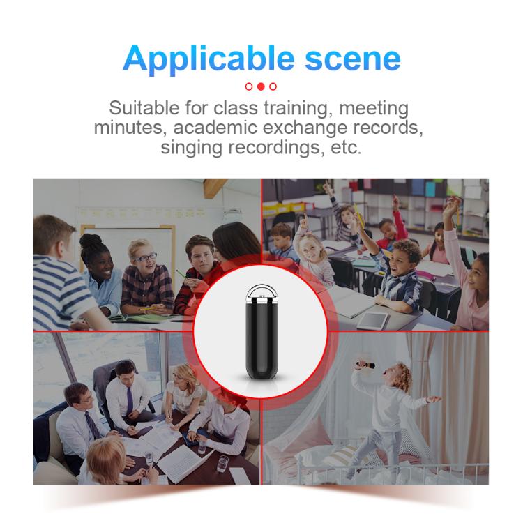 S1 Keychain Mini Voice Recorder, 4GB, 8GB, 16GB, 32GB