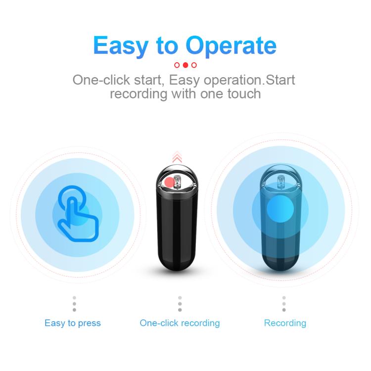 S1 Keychain Mini Voice Recorder, 4GB, 8GB, 16GB, 32GB