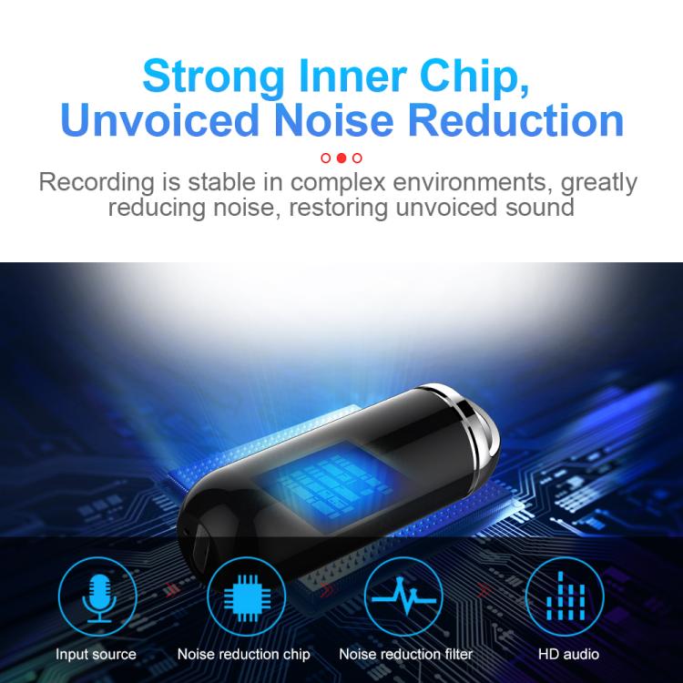 S1 Keychain Mini Voice Recorder, 4GB, 8GB, 16GB, 32GB