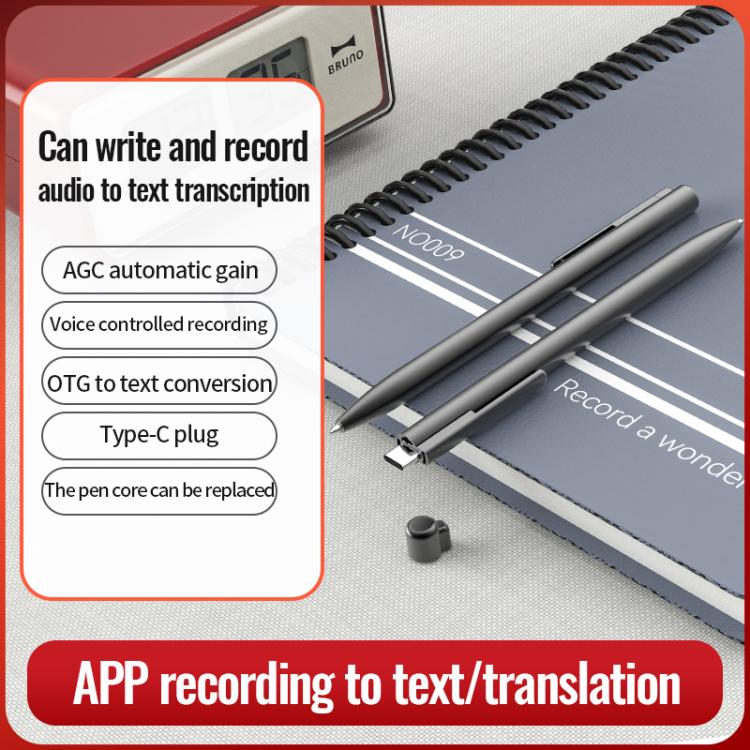 Q97 2-in-1 Voice Recording & Handwriting Pen, 4GB, 8GB, 16GB, 32GB, 64GB, 128GB