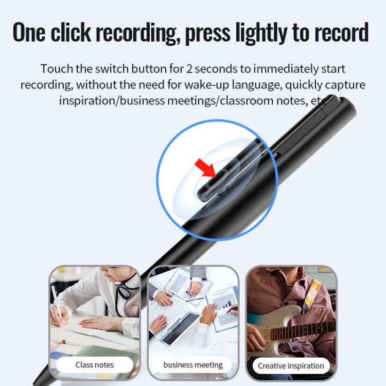 Q97 2-in-1 Voice Recording & Handwriting Pen, 4GB, 8GB, 16GB, 32GB, 64GB, 128GB