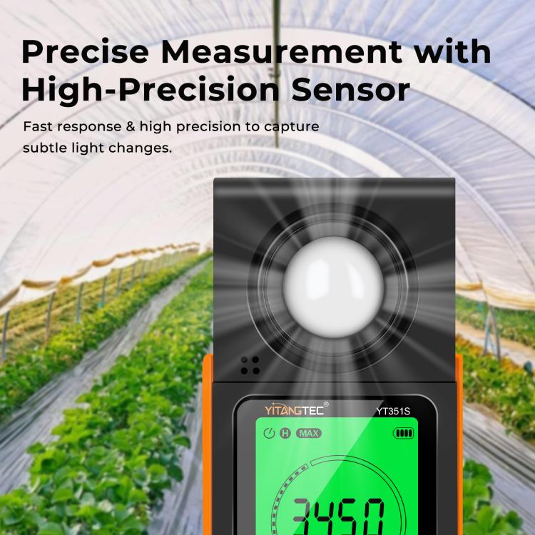 YT351S High Precision Integrated Digital Lux Meter Light Brightness Measuring, YT351S