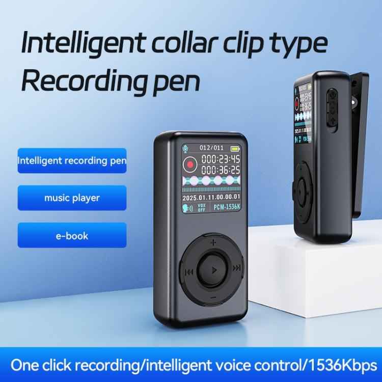 M21 Business Collar Style Voice Recorder with 0.85-inch TFT Display, 4GB, 8GB, 16GB, 32GB, 64GB