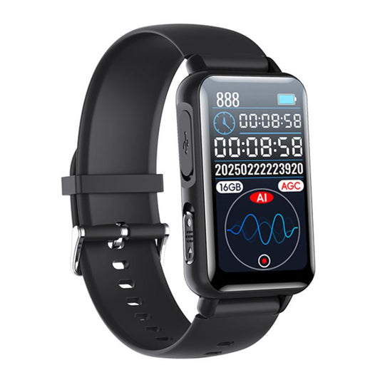 S18A 1.47-inch Screen AI Dialogue Translation Voice Recording Bracelet Support AIREC-APP, 8GB, 16GB, 32GB, 64GB, 128GB