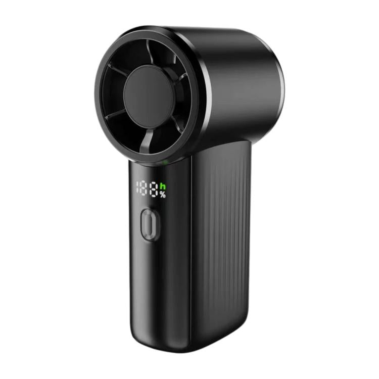 F9 Handheld High-Speed Turbo Mini Fan with Digital Display