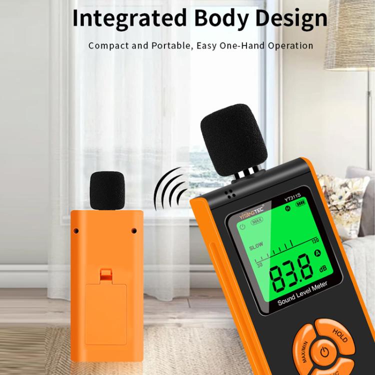 YT311S High Precision Digital Sound Level Meter, Measurement Range: 30–130dB, YT311S