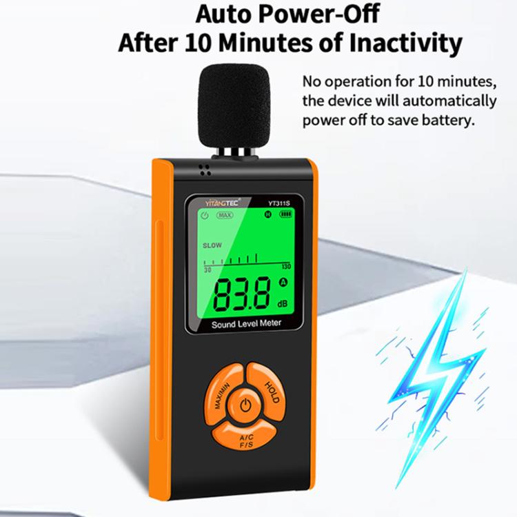 YT311S High Precision Digital Sound Level Meter, Measurement Range: 30–130dB, YT311S