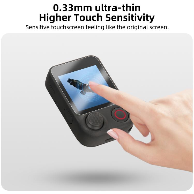 Sunnylife Tempered Glass Film For DJI Osmo Pocket 4P / 4 / 3, Screen & Remote Film 2 Sets, Screen & Remote Film, Screen Film 2pcs, Screen Film