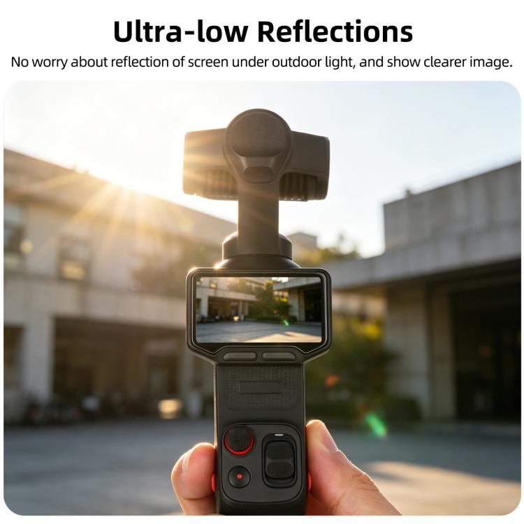 Sunnylife Lens Screen Protector AR Anti-ReflectionTempered Glass Film, For Insta360 Luna Ultra