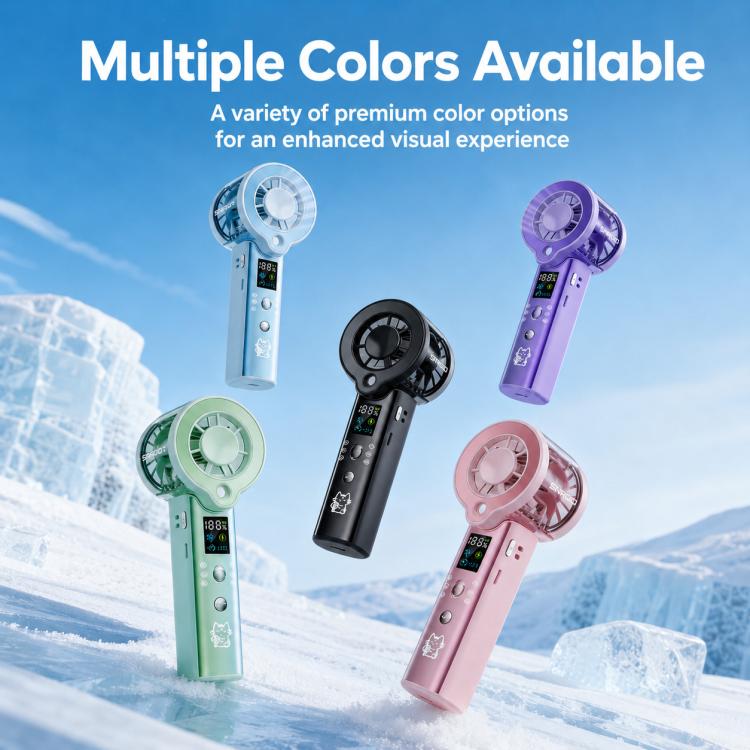 F1 Portable Silent Turbo Spray Cooling Handheld Fan