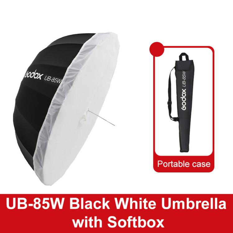Godox Photography Studio Reflector Diffuser, UB-85S Black Silver Umbrella, UB-85S Black Silver Umbrella with Softbox, UB-105S Black Silver Umbrella, UB-105S Black Silver Umbrella with Softbox, UB-130S Black Silver Umbrella                              ...