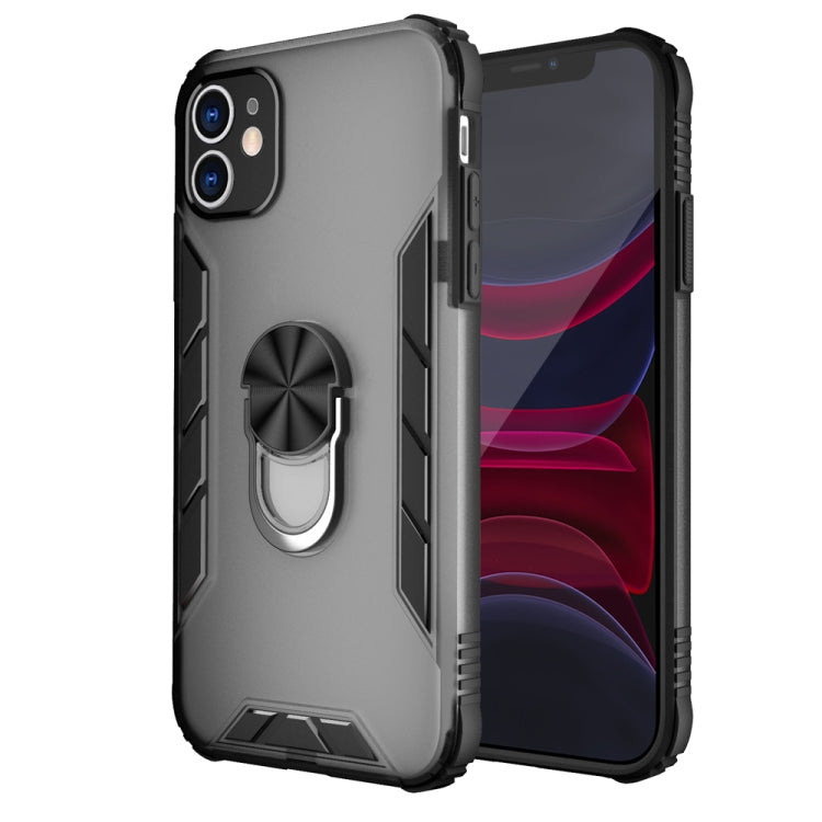 Magnetic Frosted PC + Matte TPU Shockproof Case with Ring Holder, For iPhone 11 Pro, For iPhone 11, For iPhone 11 Pro Max, For iPhone XS / X, For iPhone XS Max, For Samsung Galaxy Note20, For Samsung Galaxy Note20 Ultra