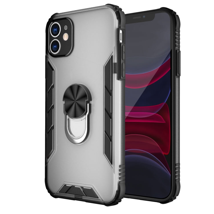 Magnetic Frosted PC + Matte TPU Shockproof Case with Ring Holder, For iPhone 11 Pro, For iPhone 11, For iPhone 11 Pro Max, For iPhone XS / X, For iPhone XS Max, For Samsung Galaxy Note20, For Samsung Galaxy Note20 Ultra