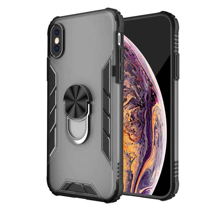 Magnetic Frosted PC + Matte TPU Shockproof Case with Ring Holder, For iPhone 11 Pro, For iPhone 11, For iPhone 11 Pro Max, For iPhone XS / X, For iPhone XS Max, For Samsung Galaxy Note20, For Samsung Galaxy Note20 Ultra