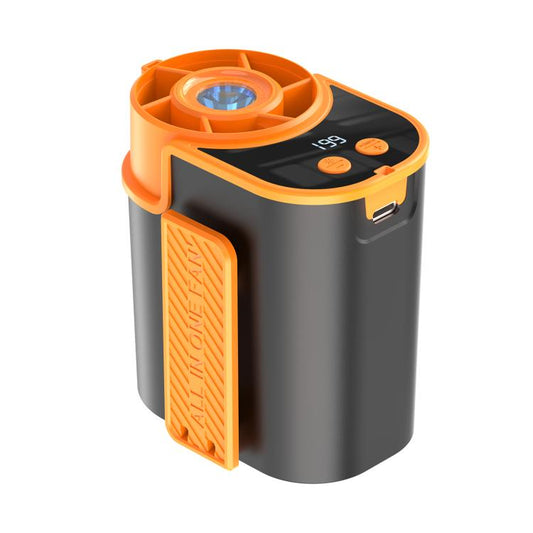 DF-95 Outdoor Portable Mini LED Digital Display Waist Clip Cooling Fan
