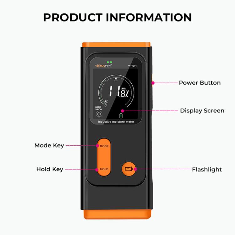 YT301 Non-destructive Inductive Moisture Tester, YT301