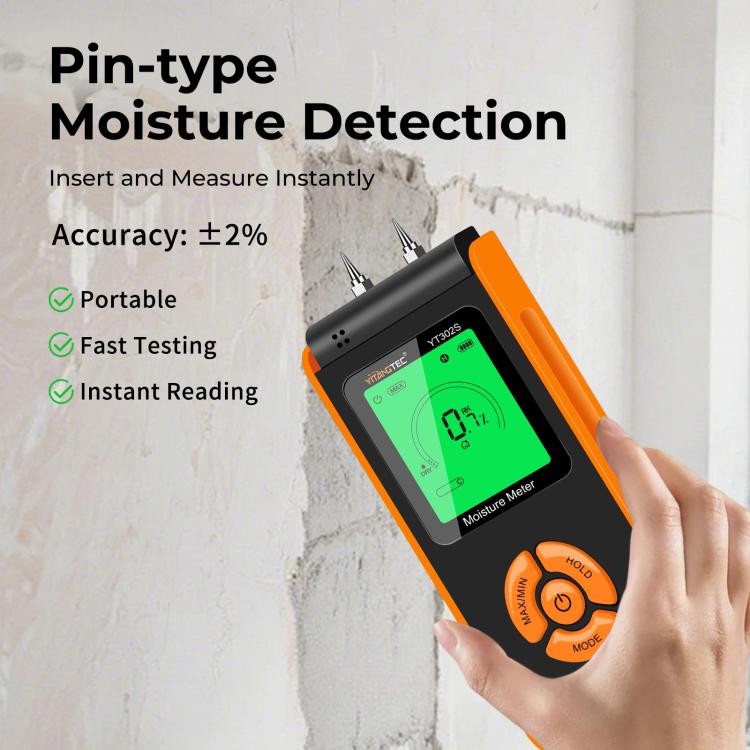 YT302S Metal Probes Eood Moisture Meter, YT302S