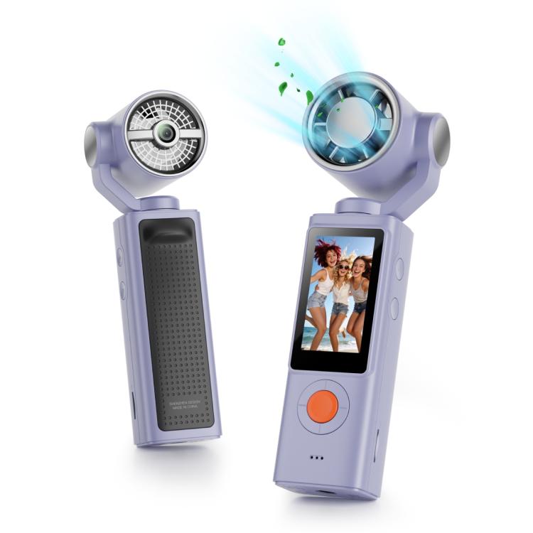 F21 1.97 inch IPS Screen 1080P HD Handheld Vlog Video Camera with Fan