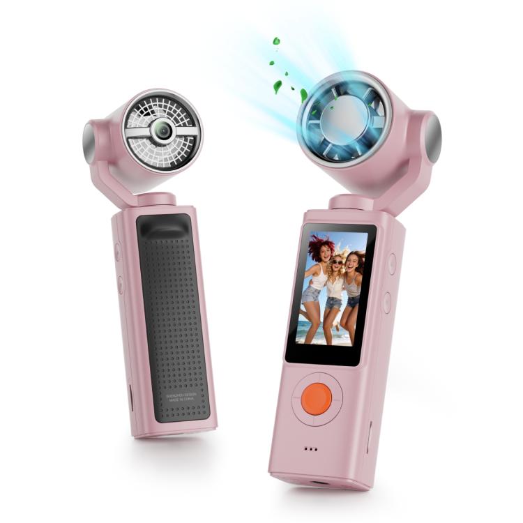 F21 1.97 inch IPS Screen 1080P HD Handheld Vlog Video Camera with Fan
