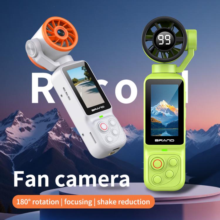 LK-035 Fan Gimbal Pocket Camera 1.97 inch 1080P HD Vlog Video Cam, LK-035