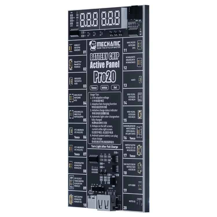 MECHANIC Pro20 Fast Charging Battery Chip Activation Detection Panel for Android