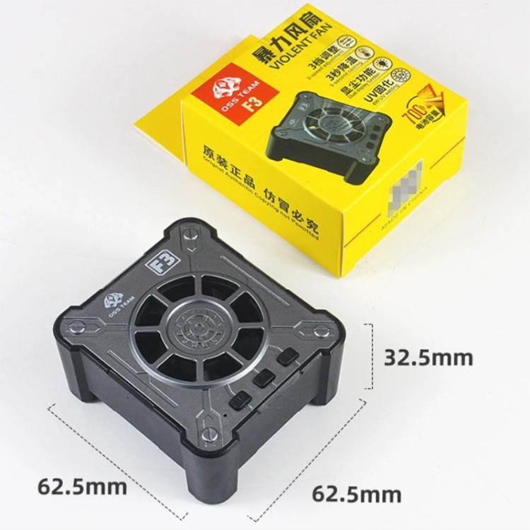 OSS F3 Multi-Function Smoke Extraction + UV Curing + Dust Development + Cooling Fan