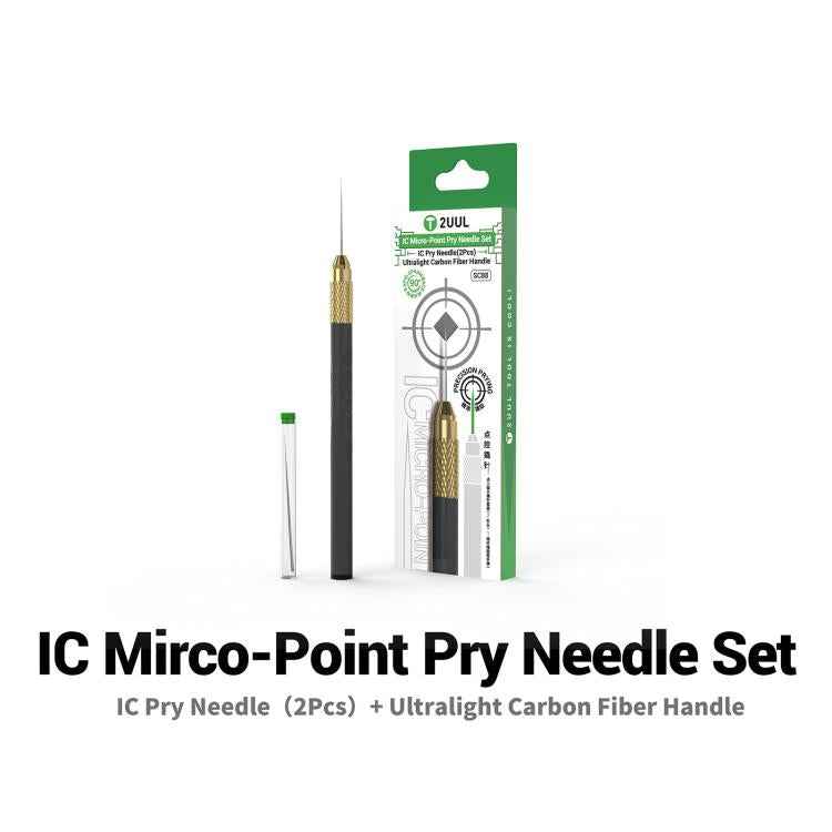 2UUL SC88 Non-Magnetic Precision Solder Control IC Micro-Point Pry Needle Set