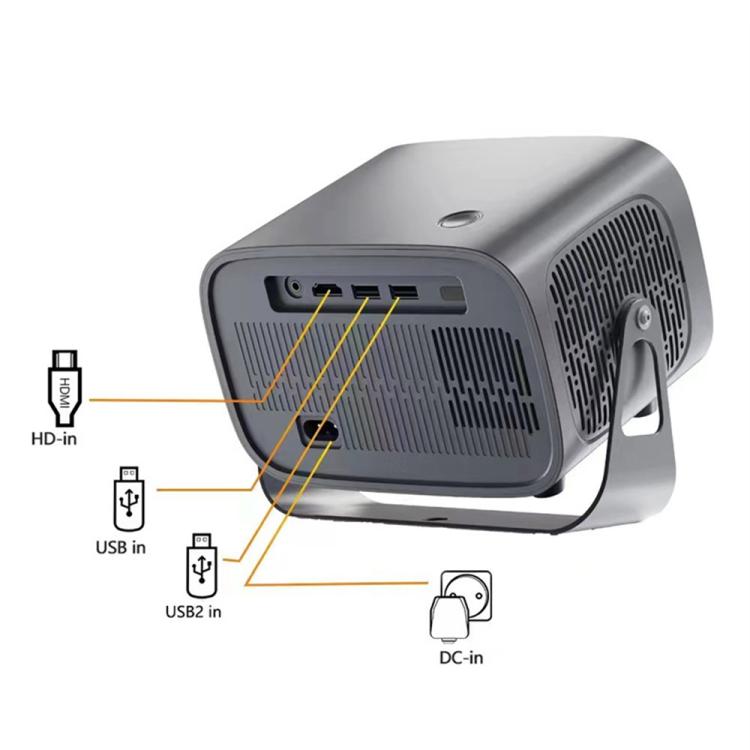 A10 Plus Android 11 360 Degree Rotating Wireless WiFi HD Projector, EU Plug, US Plug, UK Plug, AU Plug
