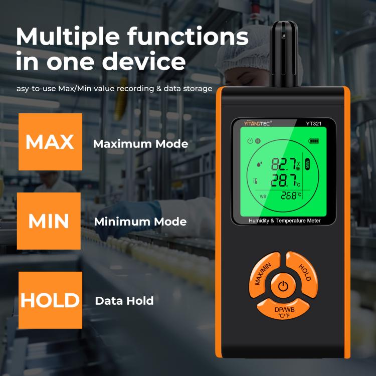 YT321 Digital Temperature and Humidity Meter