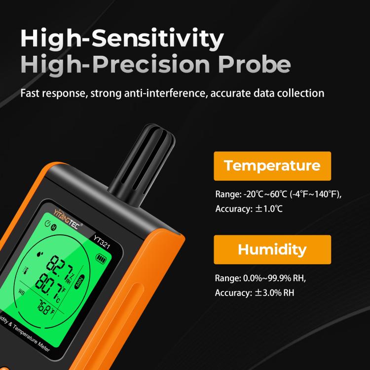 YT321 Digital Temperature and Humidity Meter