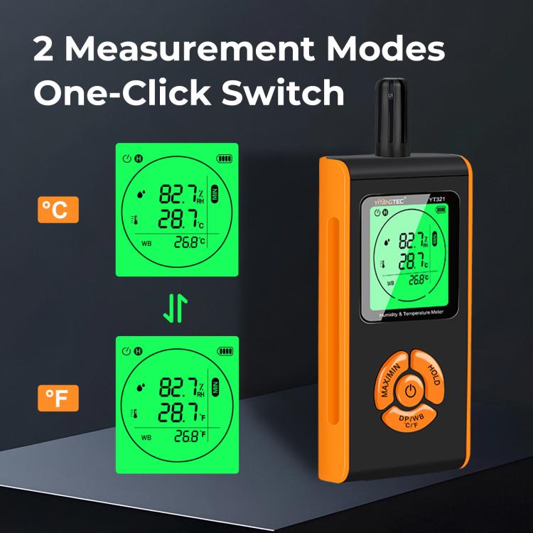 YT321 Digital Temperature and Humidity Meter