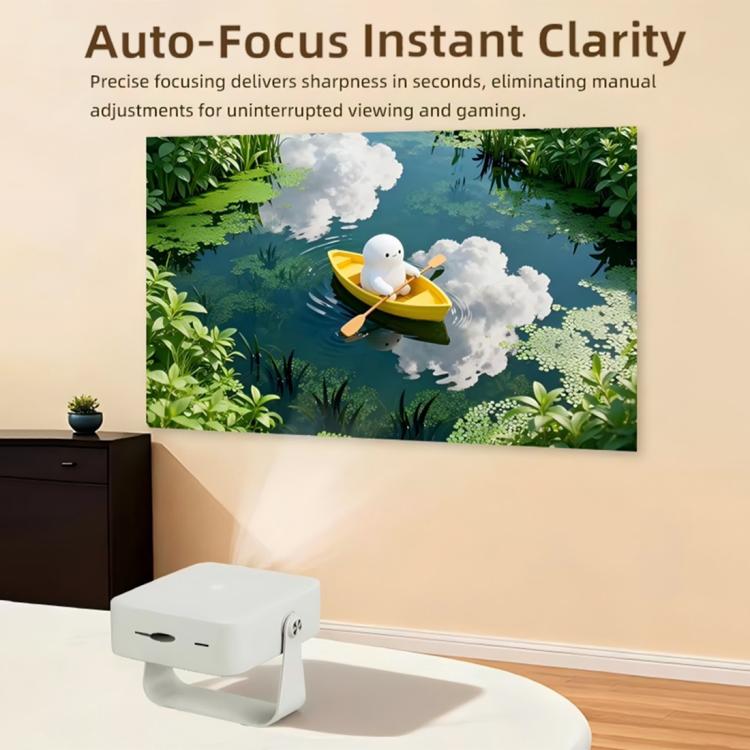 A53 Android 13 Ultra HD Auto Focus Compact LED Projector, EU Plug, US Plug, UK Plug, AU Plug