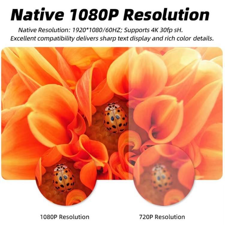 A53 Android 13 Ultra HD Auto Focus Compact LED Projector, EU Plug, US Plug, UK Plug, AU Plug
