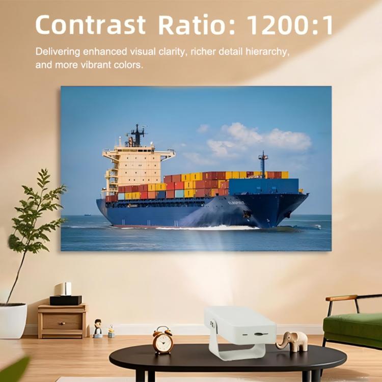 A53 Android 13 Ultra HD Auto Focus Compact LED Projector, EU Plug, US Plug, UK Plug, AU Plug