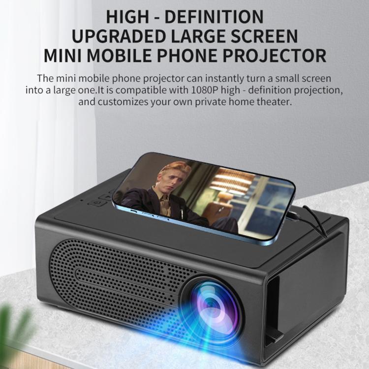 M200S 1080P High Definition Portable Mini LED Projector, EU Plug, US Plug, UK Plug, AU Plug