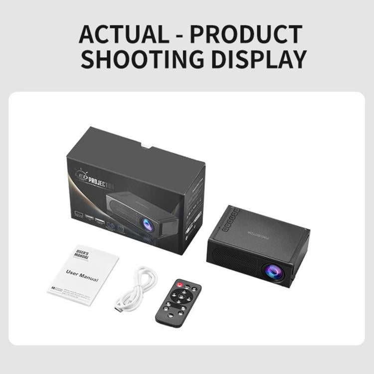 M200S 1080P High Definition Portable Mini LED Projector, EU Plug, US Plug, UK Plug, AU Plug
