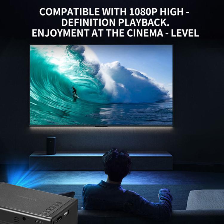 M200S 1080P High Definition Portable Mini LED Projector, EU Plug, US Plug, UK Plug, AU Plug