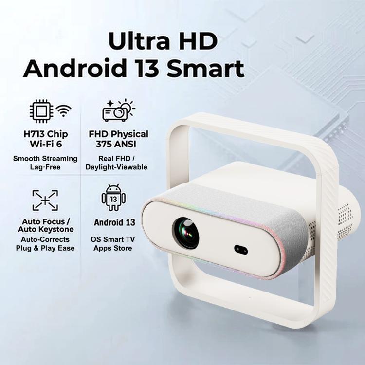 NSL03 Portable Ultra-Thin Automatic Calibration Smart HD Projector, EU Plug, US Plug, UK Plug, AU Plug