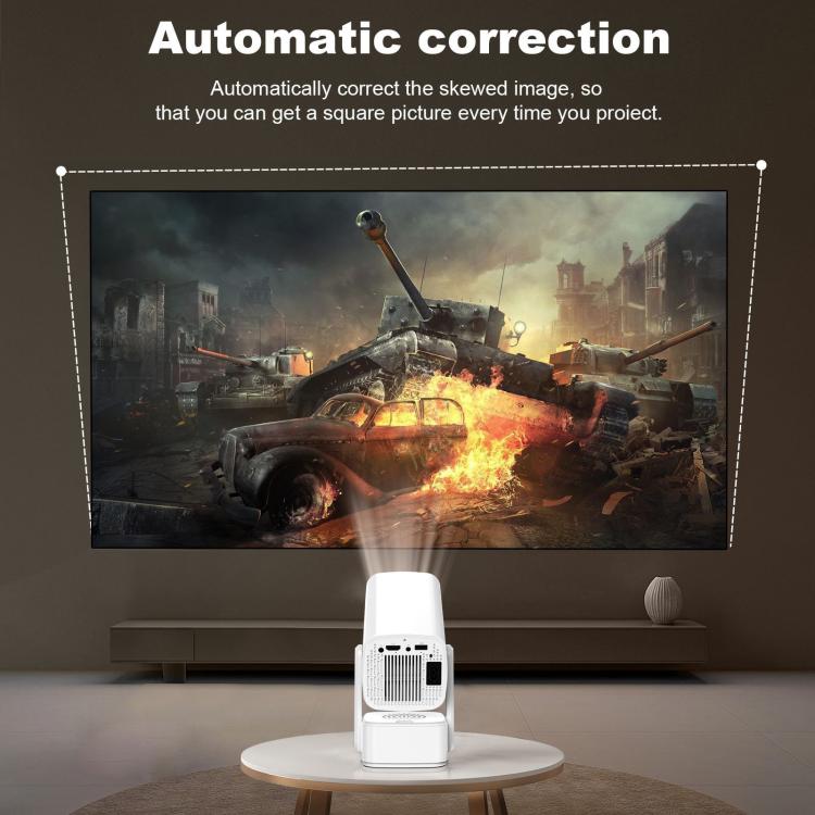 P30 Max Android 13 4K High Definition Smart Portable Projector with Built-in Speaker, EU Plug, US Plug, UK Plug, AU Plug
