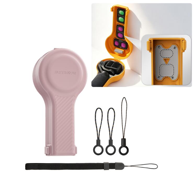 For DJI Osmo Pocket 4P Sunnylife Bulb-Shaped Gimbal Camera Protective Cover Storage Box with Lanyard, OP4-K245 Standard, OP4-K246 Upgraded