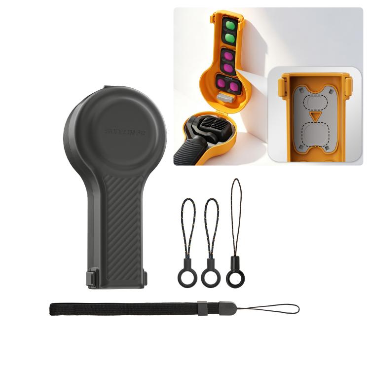 For DJI Osmo Pocket 4P Sunnylife Bulb-Shaped Gimbal Camera Protective Cover Storage Box with Lanyard, OP4-K245 Standard, OP4-K246 Upgraded