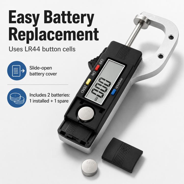 0-25.4mm Range High-precision Digital Display Thickness Measuring Instrument