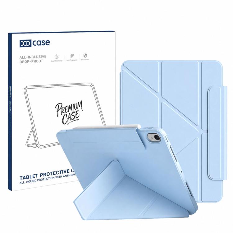 XDcase Dual-Sided Magnetic Y-fold Smart Tablet Leather Case with Pencil Holder, For iPad Air 11 2026/2025/2024, For iPad Pro 11 2025 / 2024, For iPad 2025 / 2022, For iPad Pro 11 2022/2021/2020/2018, For iPad Air 10.9 2022 / 2020