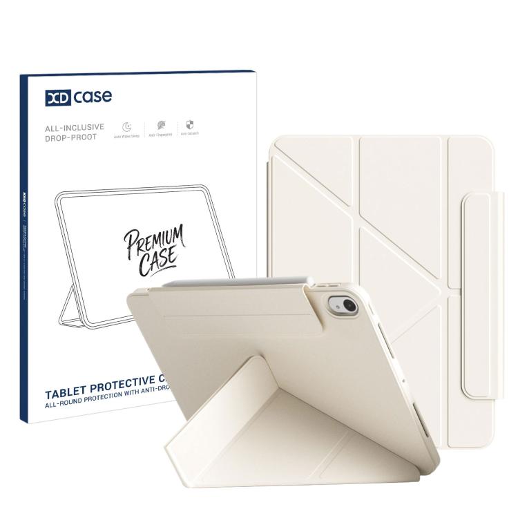 XDcase Dual-Sided Magnetic Y-fold Smart Tablet Leather Case with Pencil Holder, For iPad Air 11 2026/2025/2024, For iPad Pro 11 2025 / 2024, For iPad 2025 / 2022, For iPad Pro 11 2022/2021/2020/2018, For iPad Air 10.9 2022 / 2020