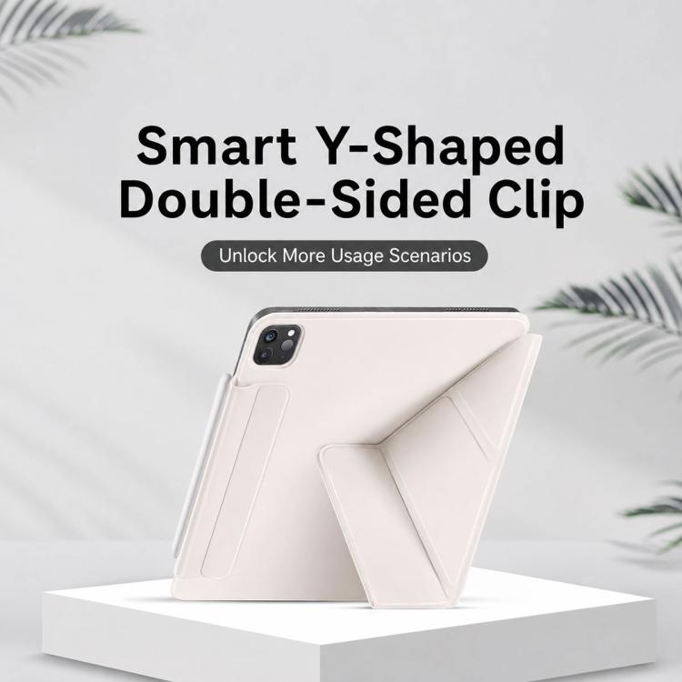 XDcase Dual-Sided Magnetic Y-fold Smart Tablet Leather Case with Pencil Holder, For iPad Air 11 2026/2025/2024, For iPad Pro 11 2025 / 2024, For iPad 2025 / 2022, For iPad Pro 11 2022/2021/2020/2018, For iPad Air 10.9 2022 / 2020