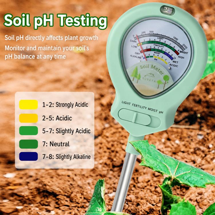 4 in 1 Humidity and Light Soil Analyzer